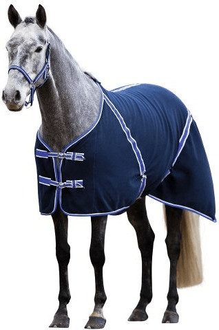 Kerbl RugBe Classic Fleece bleu noir/lila 125 /175 cm