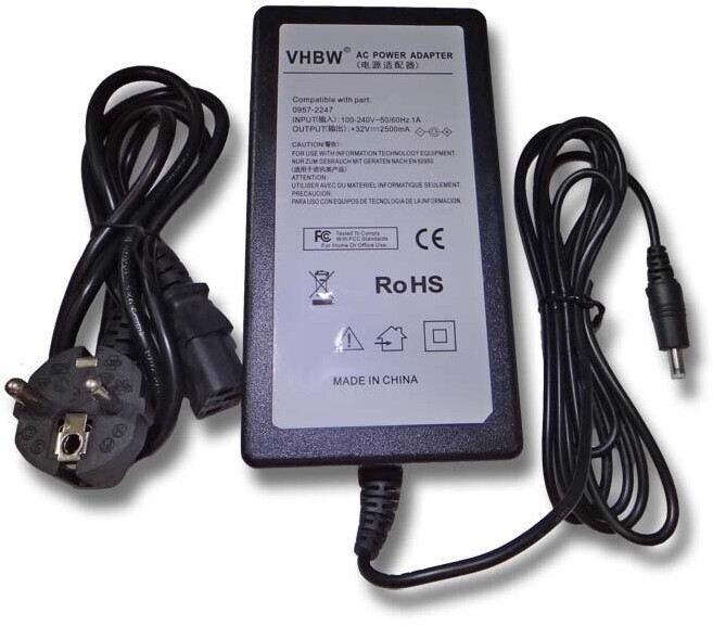 vhbw 32V - 2500mA (ersetzt HP 0957-2247)