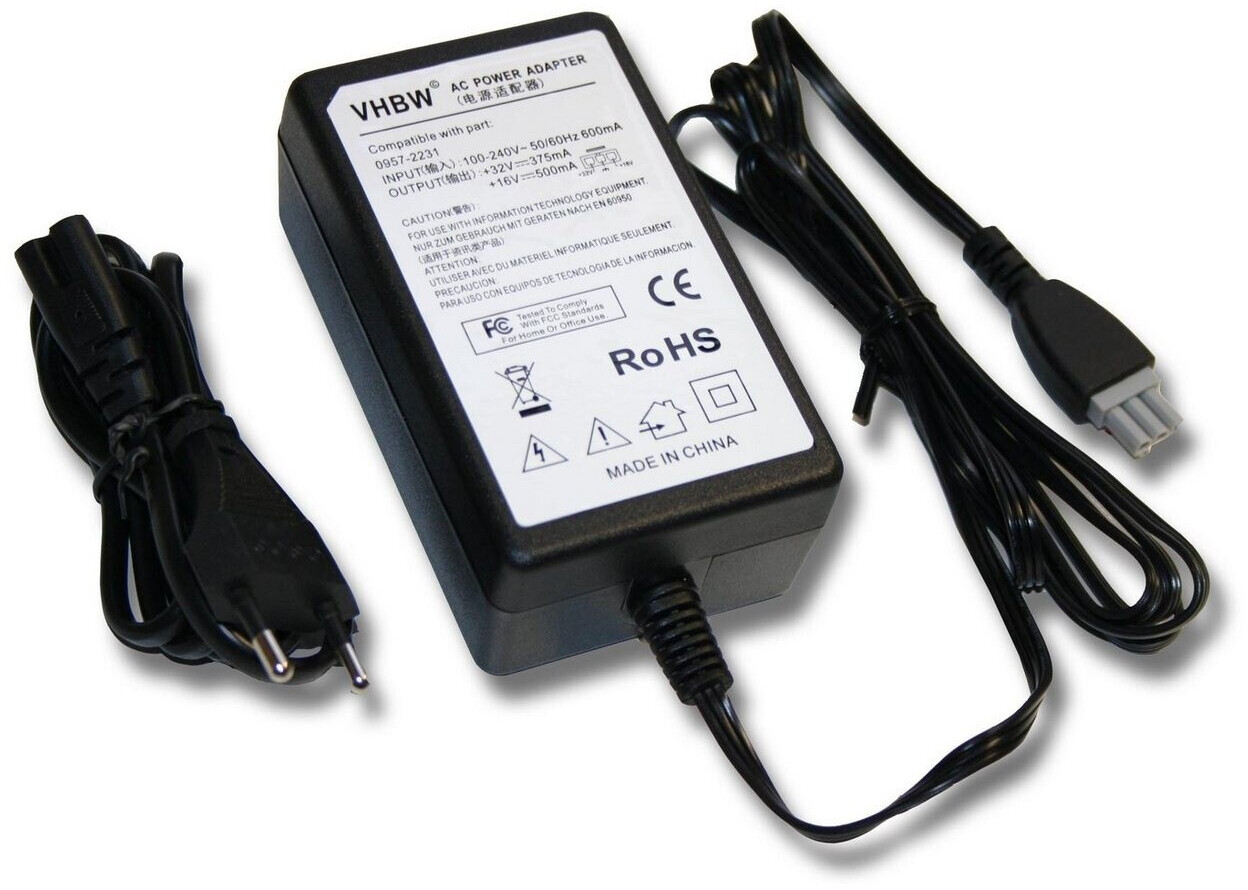 vhbw 220V Drucker Netzteil (ersetzt HP 0957-2231)
