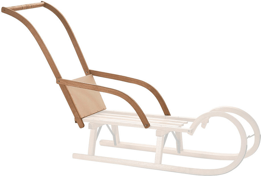Homestyle Dossier haut - guidon pour luge en bois.0401