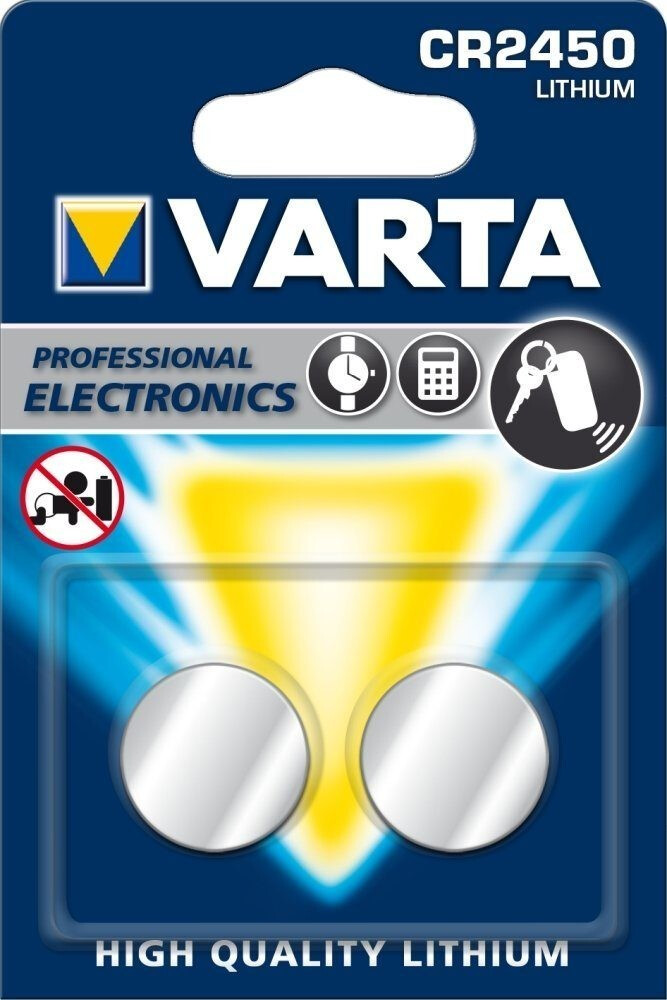Piles Bouton CR2016 Varta Lithium 3V (par 2) - Bestpiles
