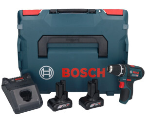 Bosch Professional 12V System perceuse-visseuse sans-fil GSR 12V-15 FC  (avec 2 batteries 2,0 Ah, chargeur GAL 12V-40, 54 adaptateurs, L-BOXX) :  : Bricolage