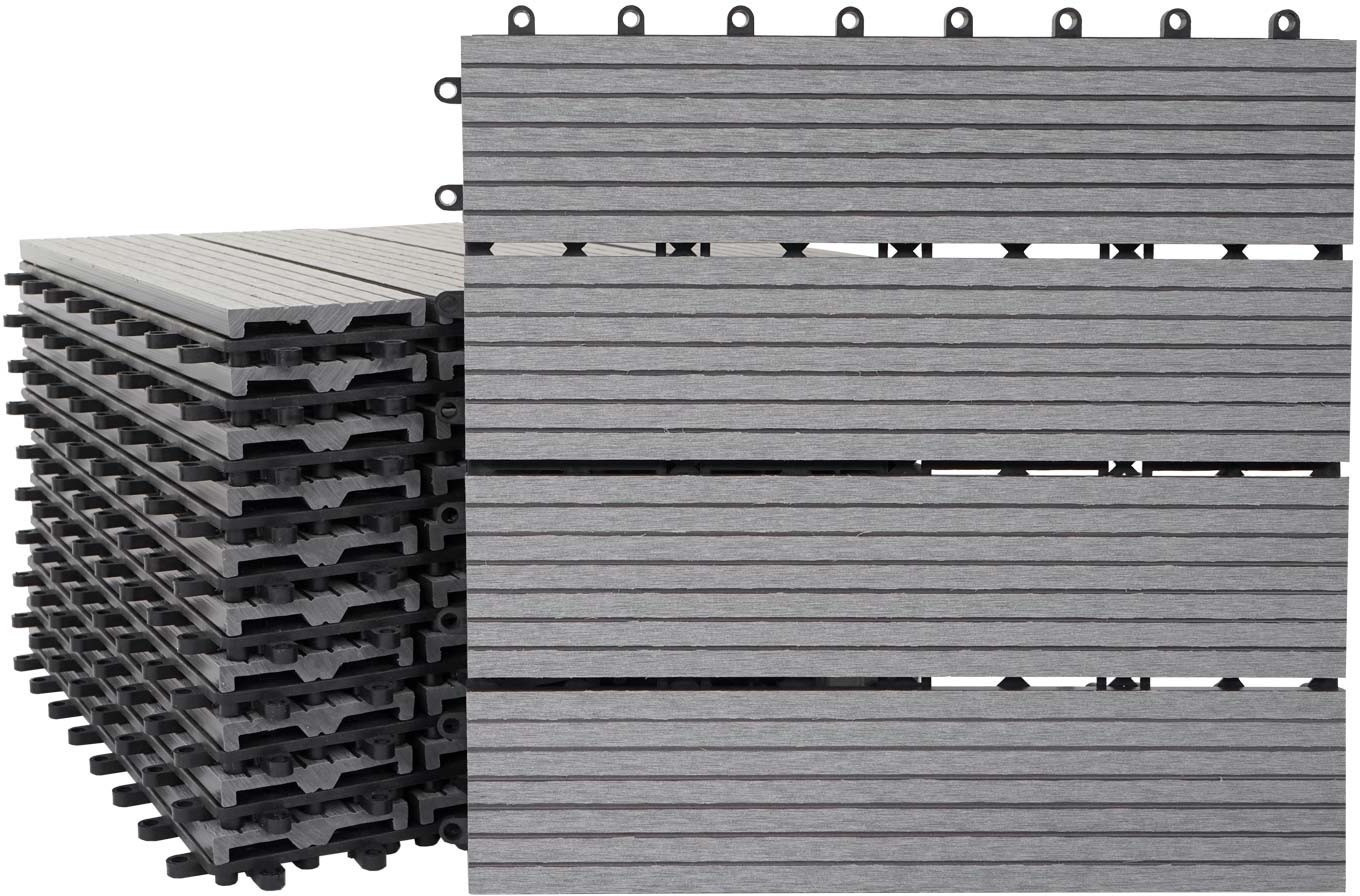 Mendler Linear grey Rhone 30 x 30 cm (11 pieces)