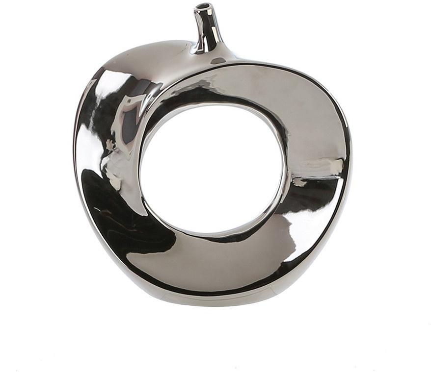 Casablanca Vase Apple 26 cm argent