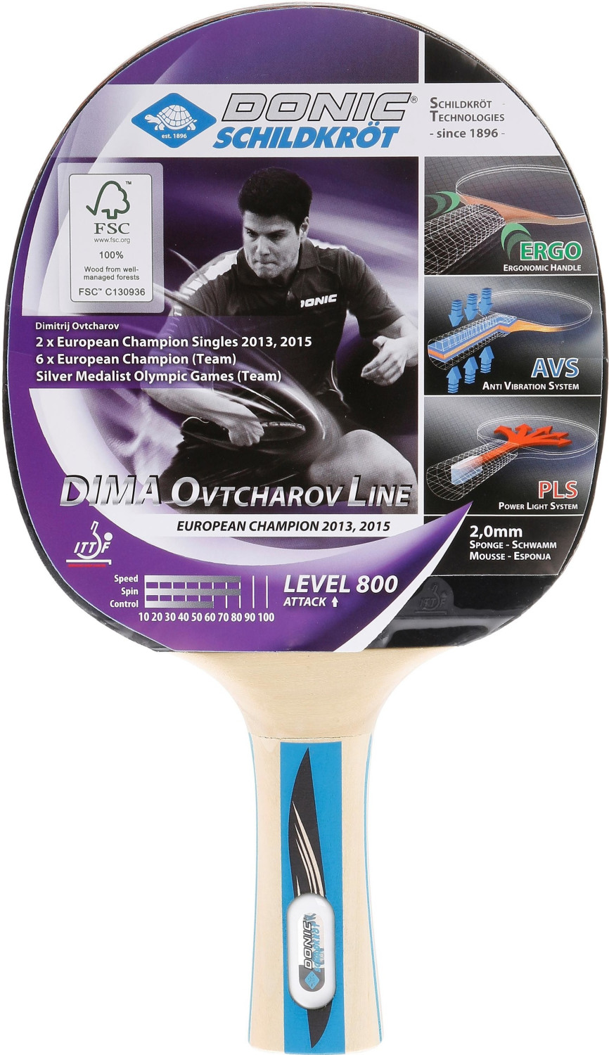 Donic Schildkröt Ovtcharov Line Level 800 Attack