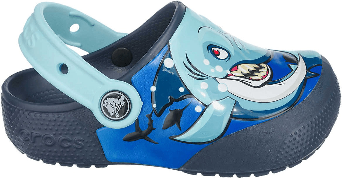 Crocs Fun Lab Lights shark/navy