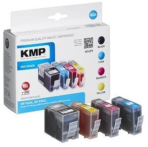 KMP H147V Multipack BK/C/M/Y compatible avec HP 934/935 XL