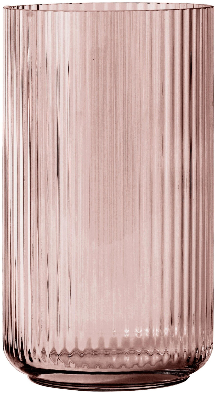 Lyngby Porcelæn Vase en verre 15 cm rouge Burgundy