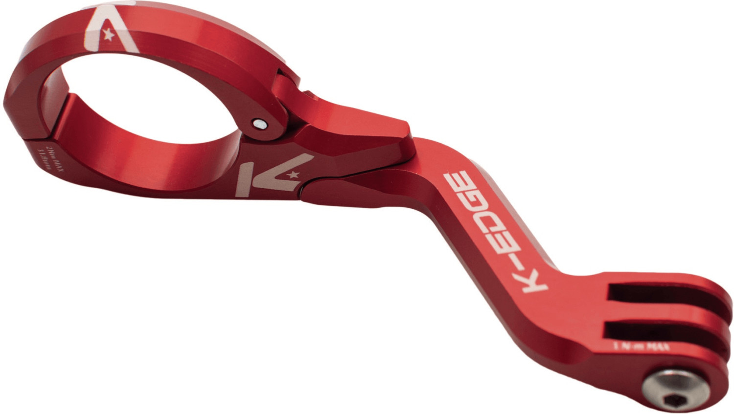K-Edge Go Big On-Center Mount 31,8mm Red