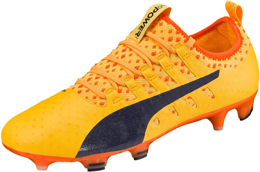 Puma evoPOWER Vigor 1 FG ultra yellow/peacoat/orange clown fish