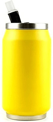 Yoko Design Canette isotherme 280 ml jaune fluo