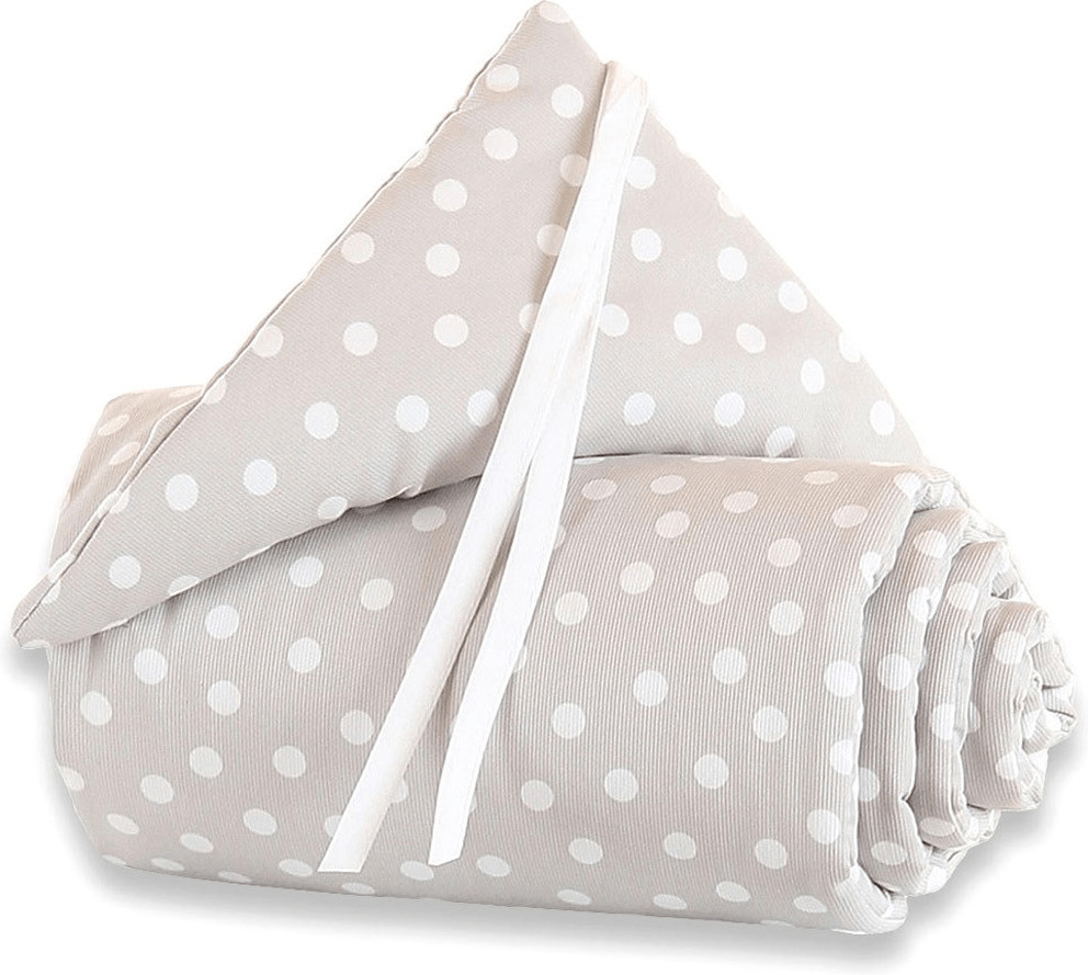 Babybay Tour de lit Trend Piqué - taupe/points blancs (180826)