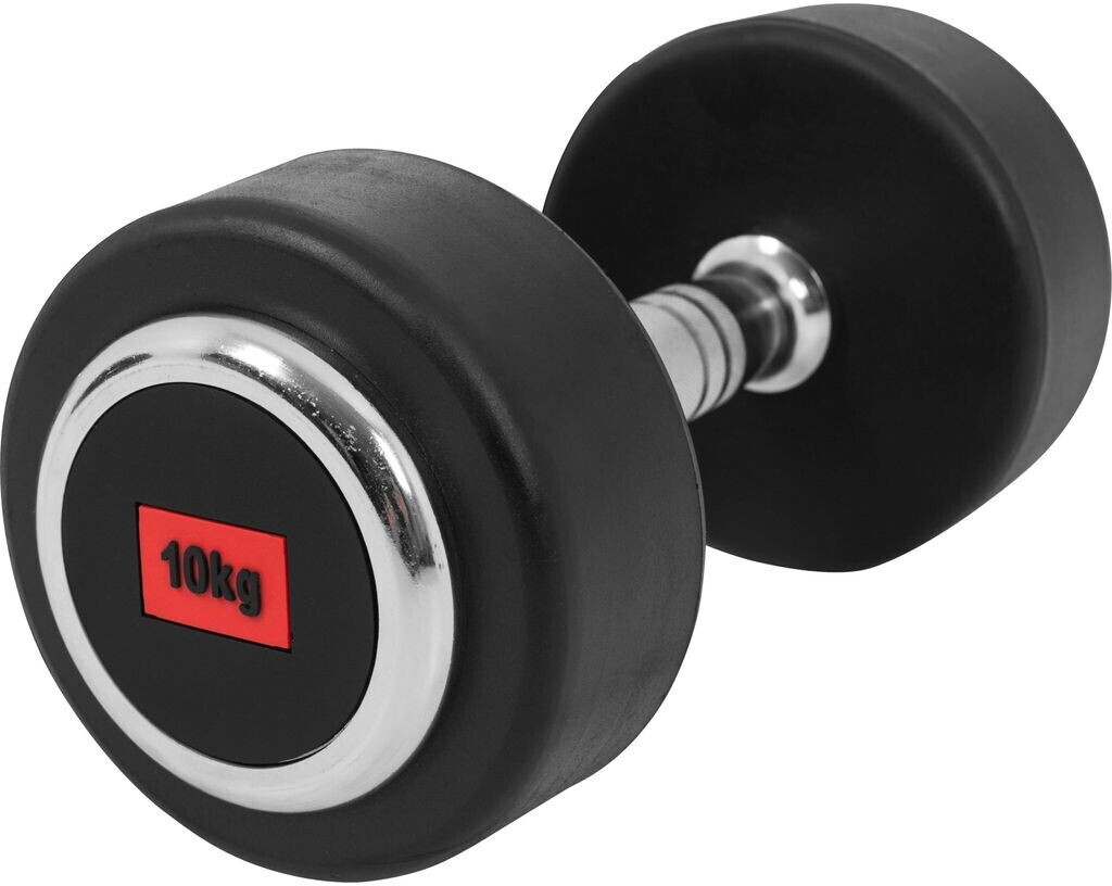 Gorilla Sports Rubber dumbbell 10 kg