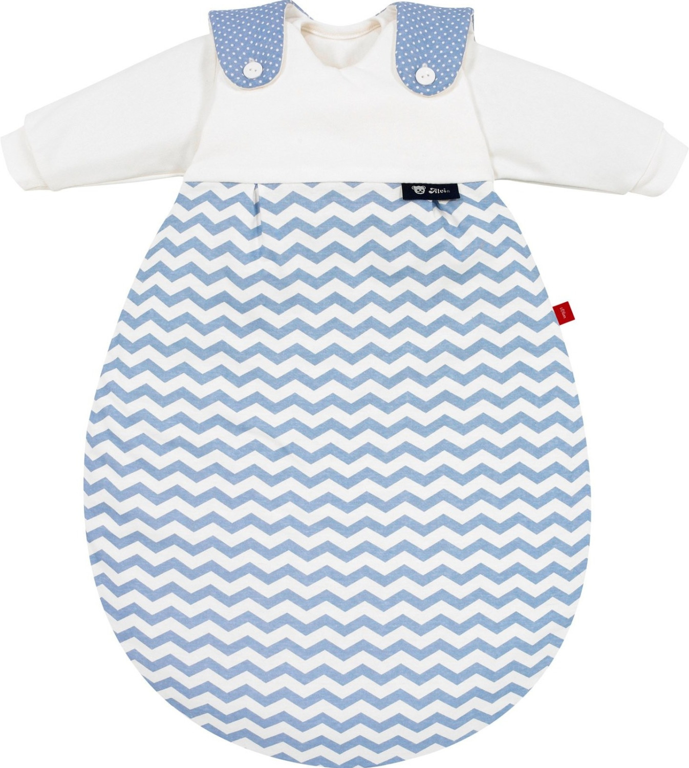 Alvi s.Oliver Baby Mia Marbles Chevron blue 3-Pcs. 56/62