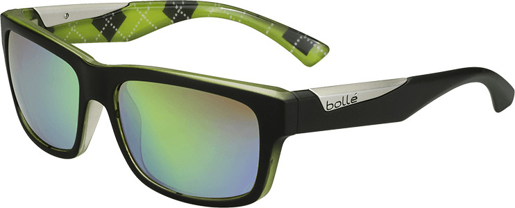 Bollé Jude 11835 (matt black-lime/polarized brown emerald oleo AR)