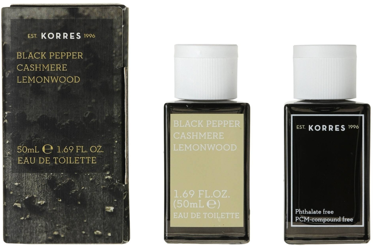 Korres Black Pepper Cashmere Lemonwood Eau de Toilette (50ml) ab 35,18 € Preisvergleich bei