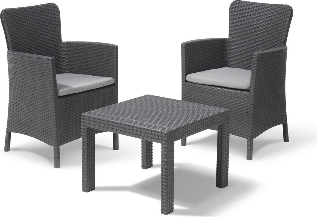 Allibert Salvador Ensemble de balcon graphite