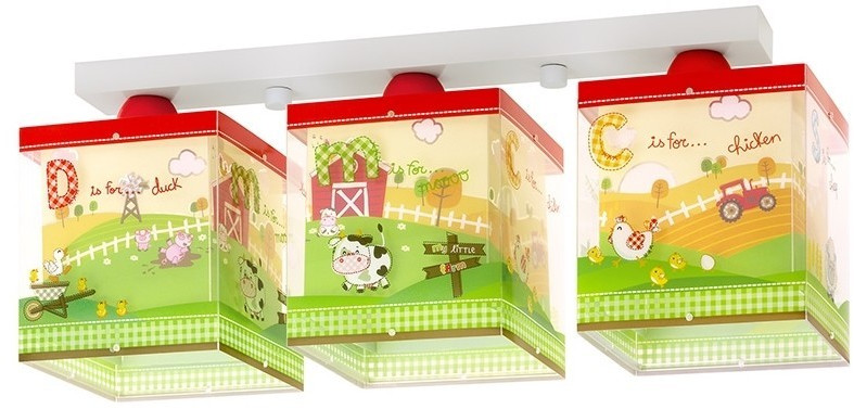 Dalber Plafonnier 3 lampes My Little Farm