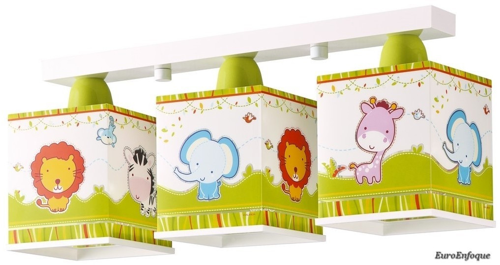 Dalber Plafonnier 3 lampes Little Zoo