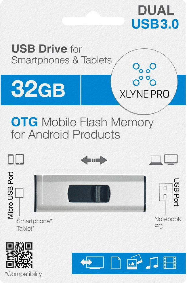 xlyne Pro OTG Dual Key 32 Go