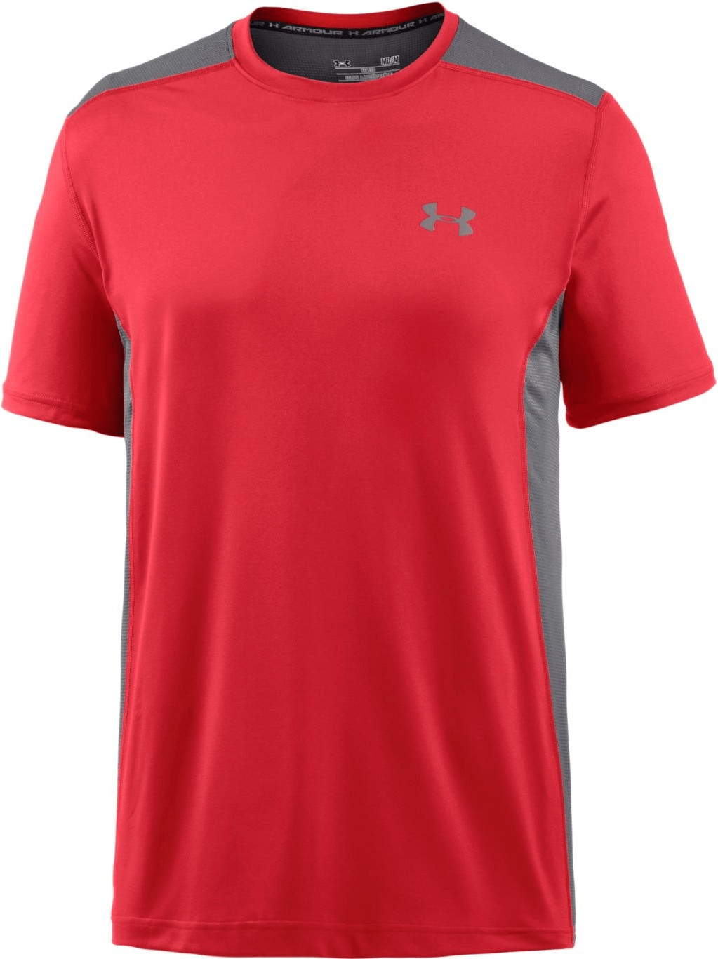 Under Armour Men's Short Sleeve Shirt UA Raid pomegranate