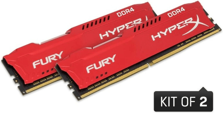 HyperX Fury 16GB Kit DDR4-2400 CL15 (HX424C15FR2K2/16)