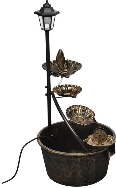 VidaXL Fontaine cascade LED