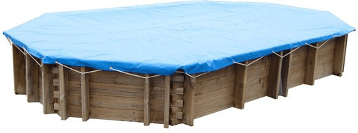 SunBay Bâche d'hivernage pour piscine octogonale bois 872 x 472 cm (621104)