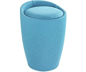 Wenko Hocker Candy Turquoise Leinenoptik (22840100) ab 35,00 Zurbrüggen Hocker Candy Eisblau Badhocker