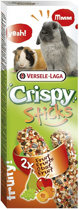 Versele-Laga Crispy Sticks pour lapins et cochons d'Inde 2 x 100 g