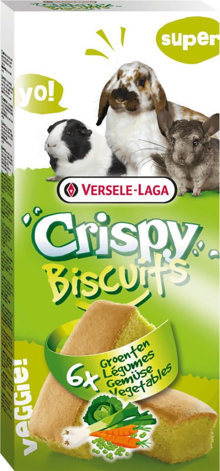 Versele-Laga Crispy Biscuits légumes (6 x 70 g.)