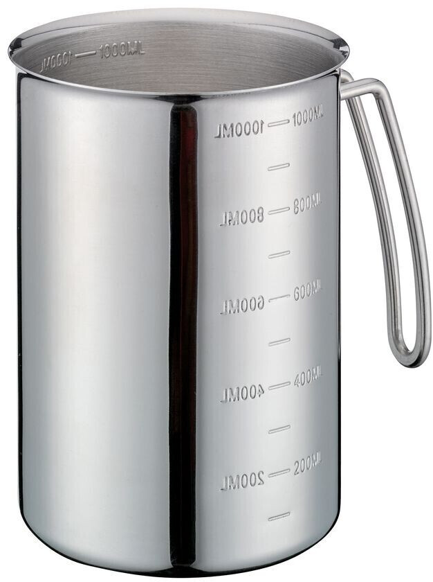 Messbecher Edelstahl satiniert 1,5 Liter