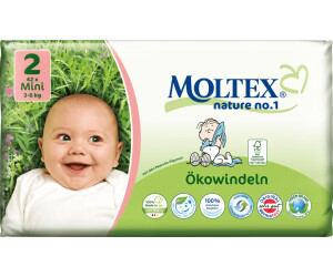 MOLTEX Nature No1 Peanuts Ökowindeln Babywindeln MINI Gr 2 3x 42 Stück 126 St 3-6 kg 