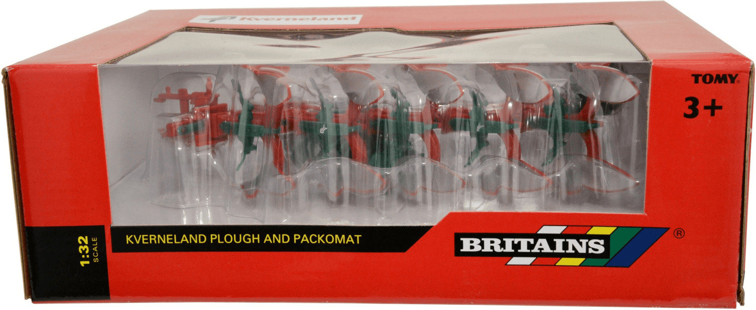 TOMY Kverneland Plough And Packomat (43049)