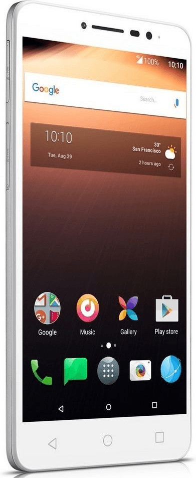 Alcatel A3 XL blanc/argent