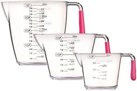 Kitchen Craft Verre doseur Colourworks 3 pièces