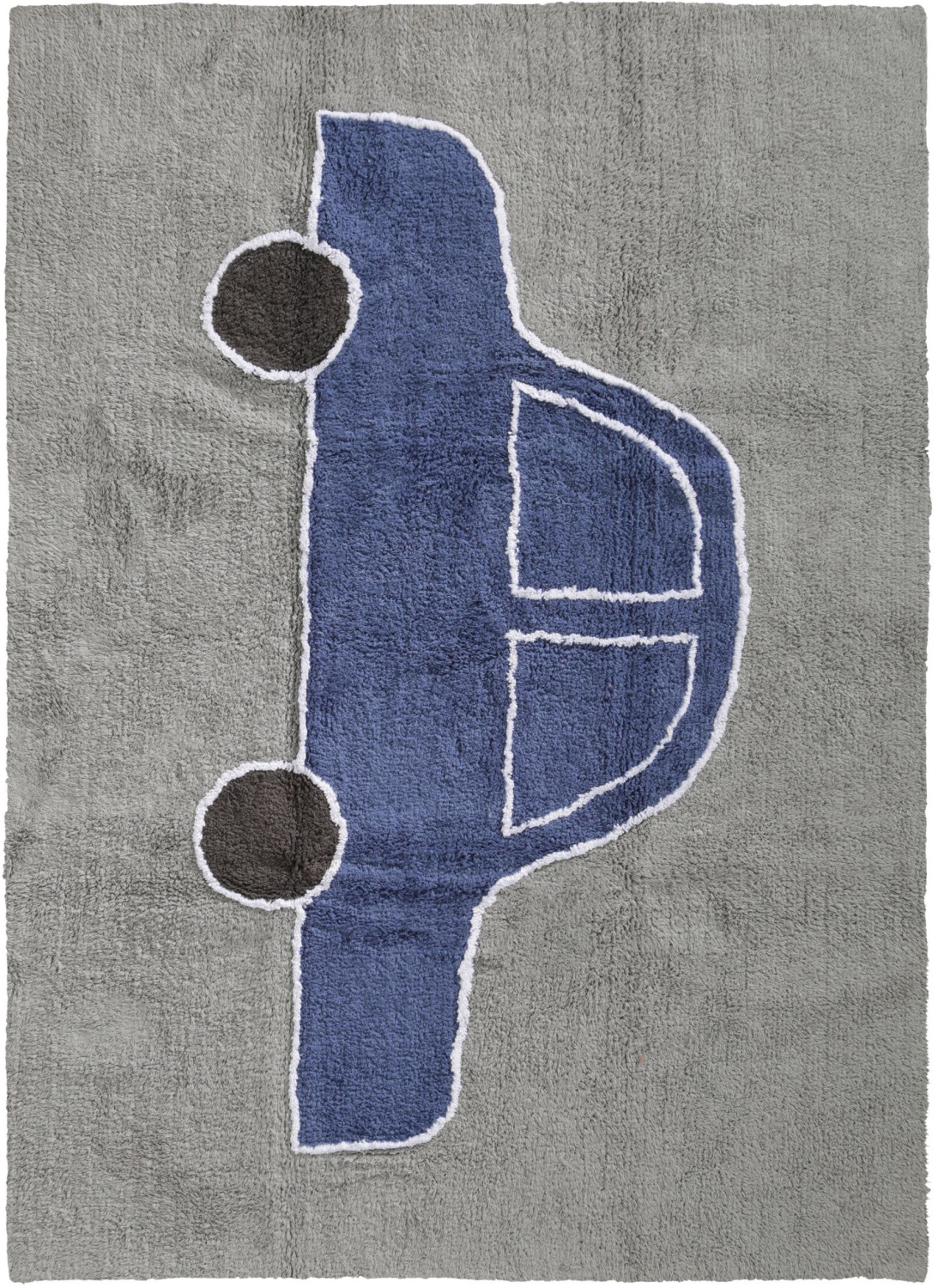 Benuta Bambini Car 150 x 200 cm blue