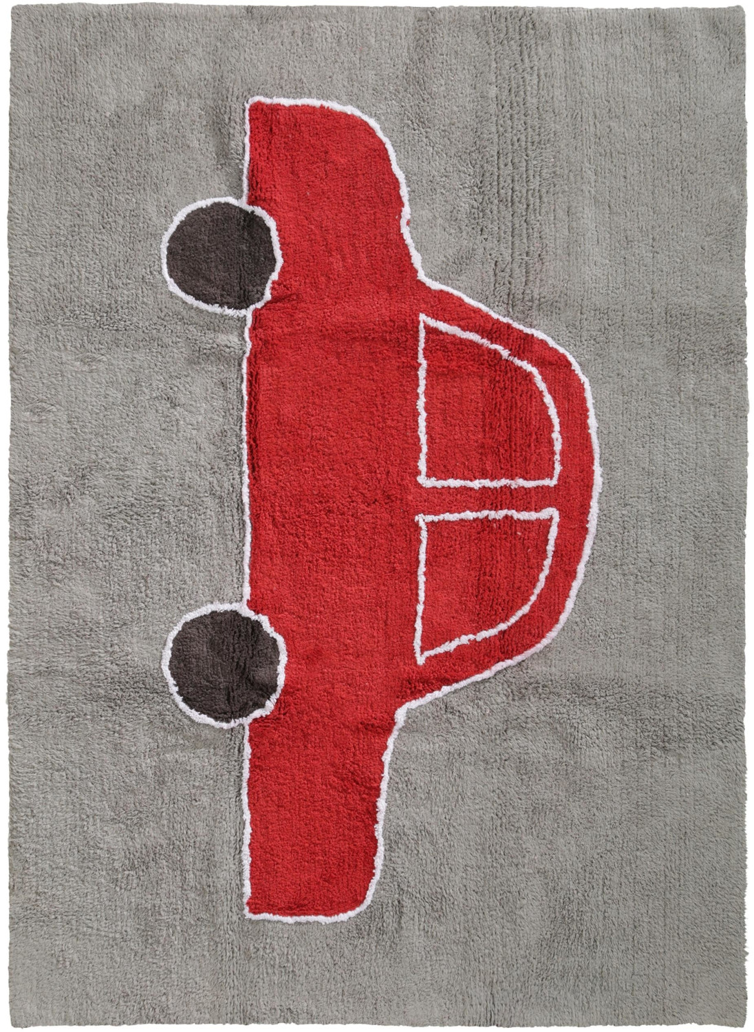 Benuta Bambini Car 120 x 160 cm red