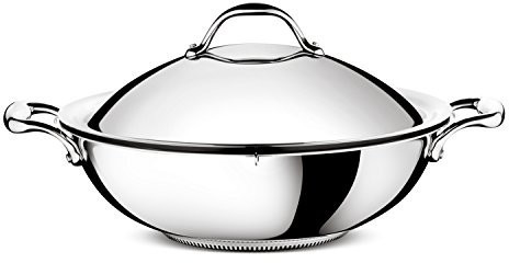 Lagostina Wok avec couvercle Accademia Lagofusion 36 cm