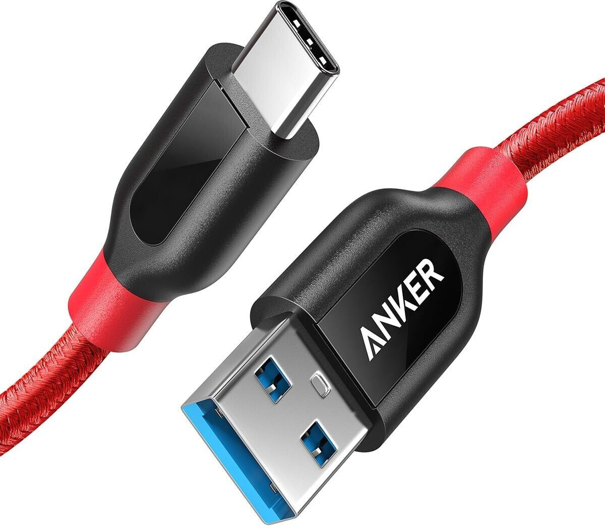 Anker PowerLine+ USB-Cable 3.0 USB-A/-C (0,9m) red