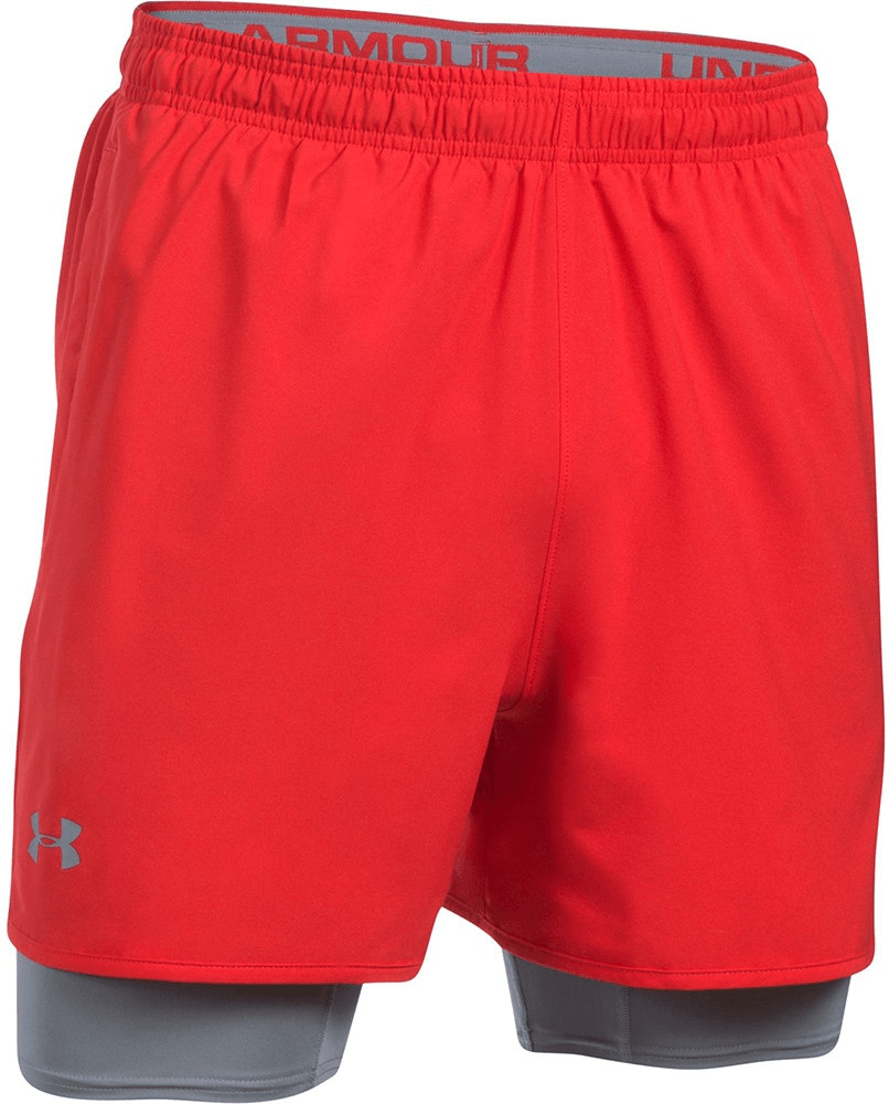 Under Armour Men 2-in-1 Shorts UA Qualifier red (1289625-600)