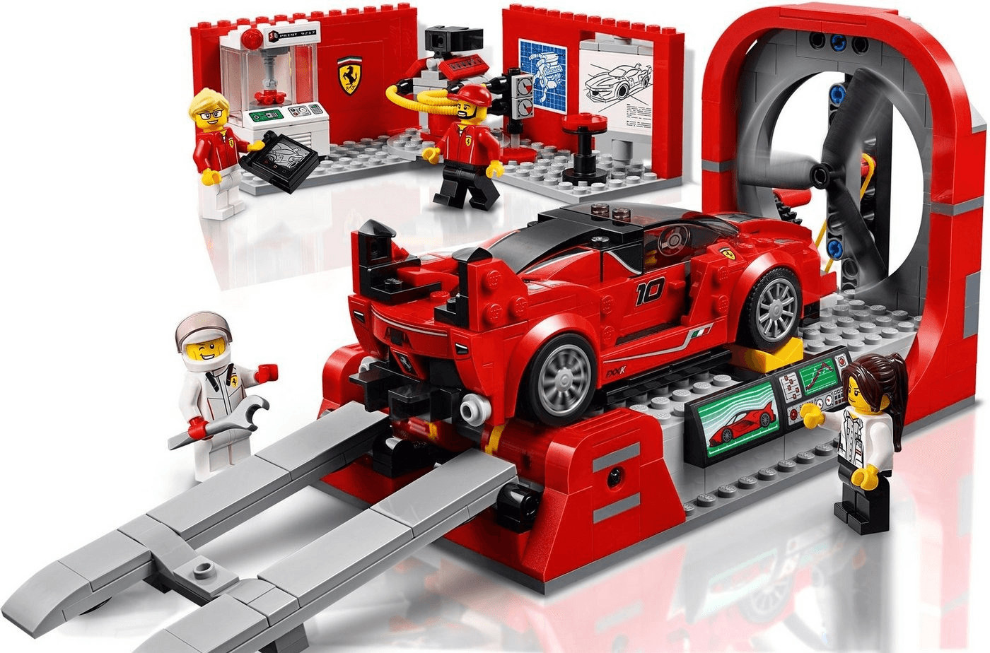 LEGO Speed Champions Ferrari FXX K Entwicklungszentrum