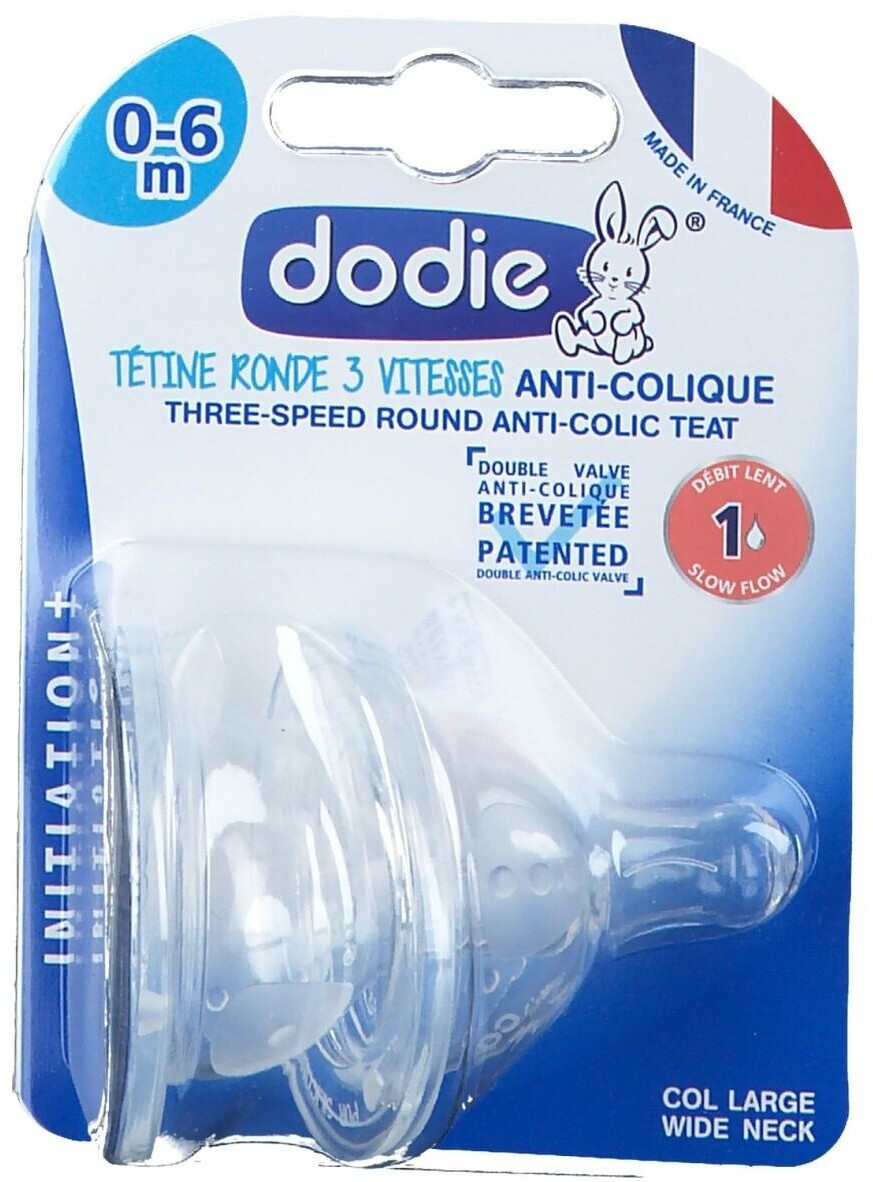 Dodie Tétine Initiation+ 3 vitesses débit 1