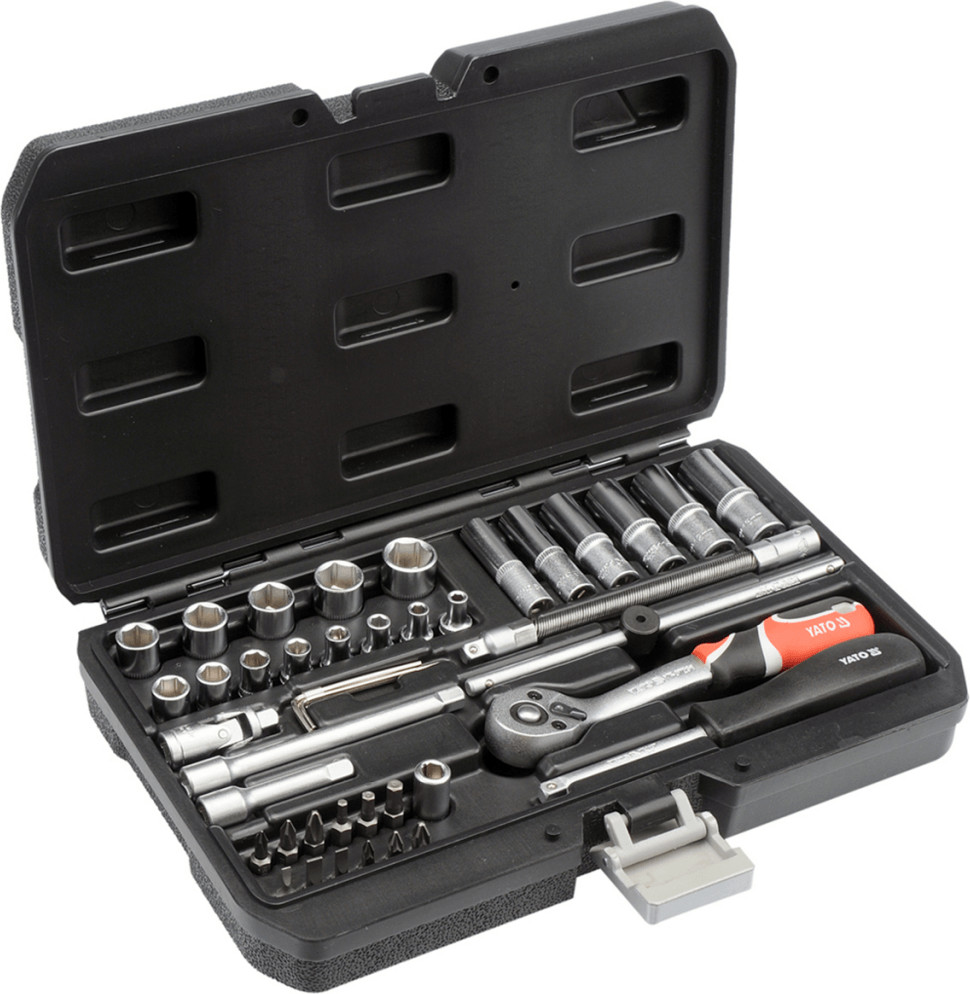 Yato Socket Wrenchset 42 Pieces XS 1/4