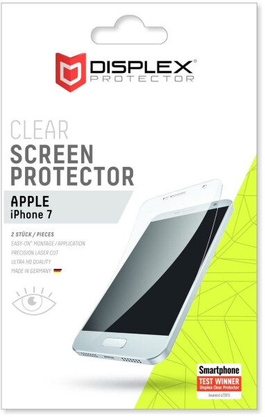 E.V.I. DISPLEX Displayschutzfolie (2Stk) Easy-On (Apple iPhone 7)
