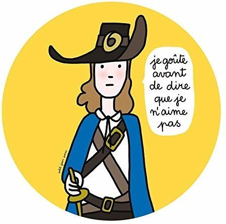 Petit Jour Paris Assiette Je goûte avant de dire que je n'aime pas