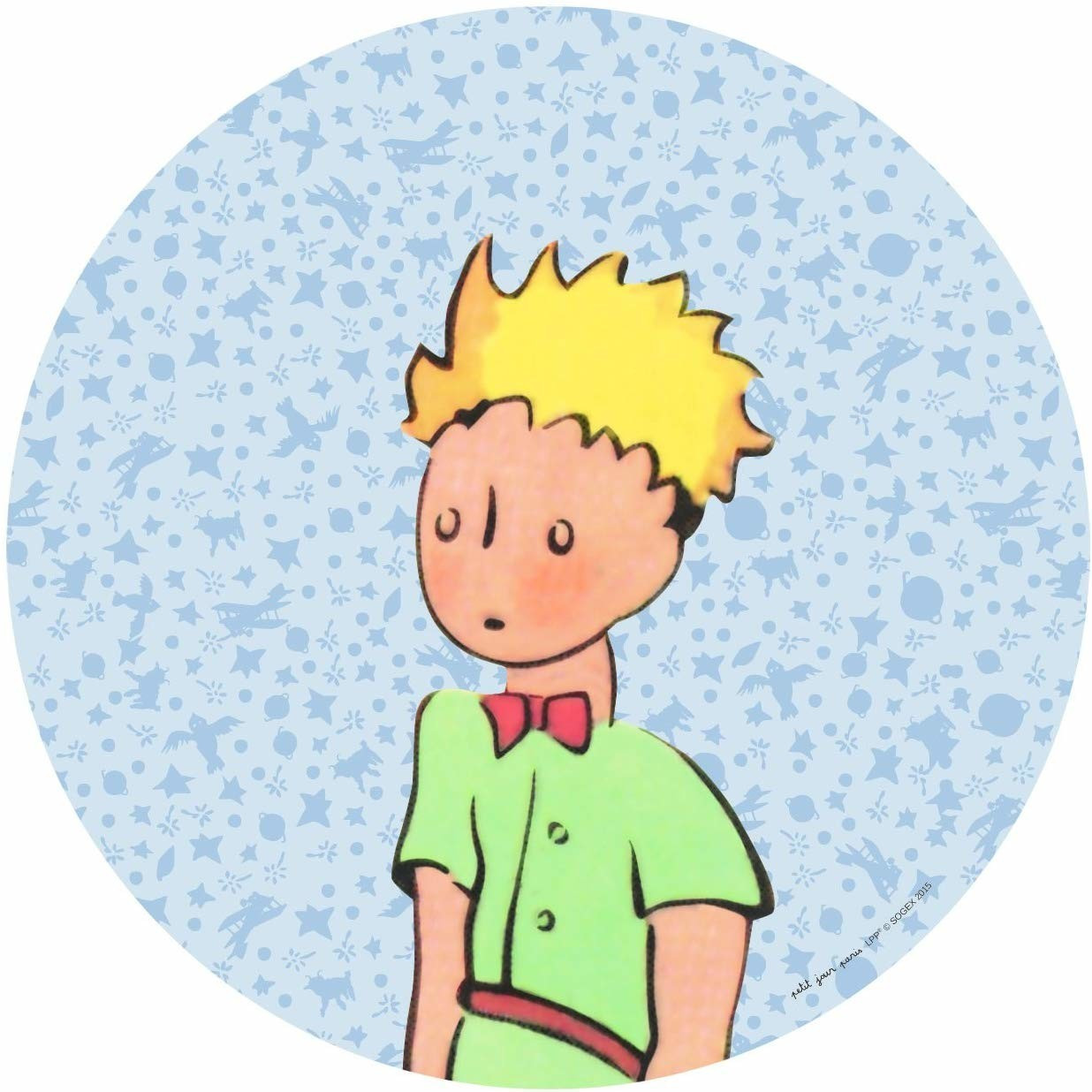 Petit Jour Paris Assiette Le Petit Prince bleu (PP920H)
