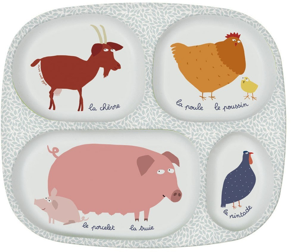 Petit Jour Paris Assiette à compartiments La Ferme