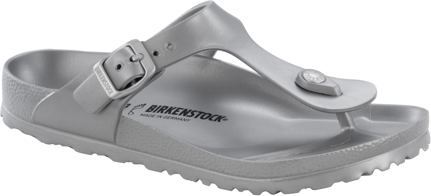 Birkenstock gizeh essentials silver discount
