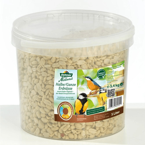Dehner Natura Cacahuètes entières/demies (3,4 kg)